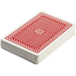 Ein oder zwei Kartendecks mit je 52 Pokerkarten